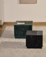 Tavolino da appoggio Sorein in marmo nero 50 x 50 cm