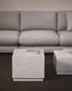 Tavolino da appoggio Sorein in marmo bianco 40 x 40 cm