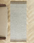 Passatoia Nifelia jacquard in lana beige 160 x 230 cm
