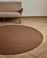 Tappeto Despas in fibre sintetiche terracotta Ø 200 cm