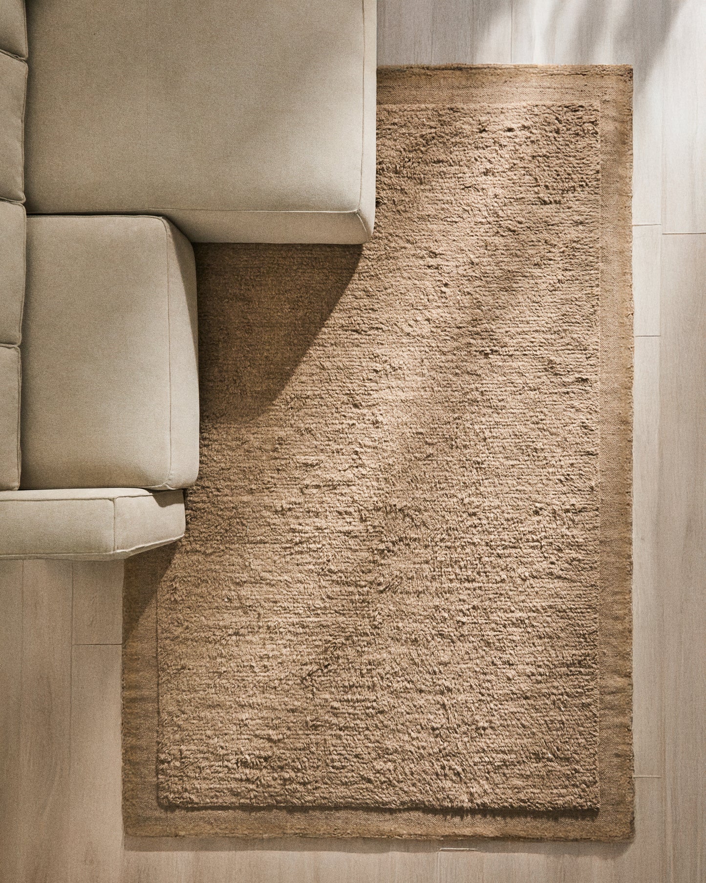 Tappeto Marely in lana beige 300 x 200 cm