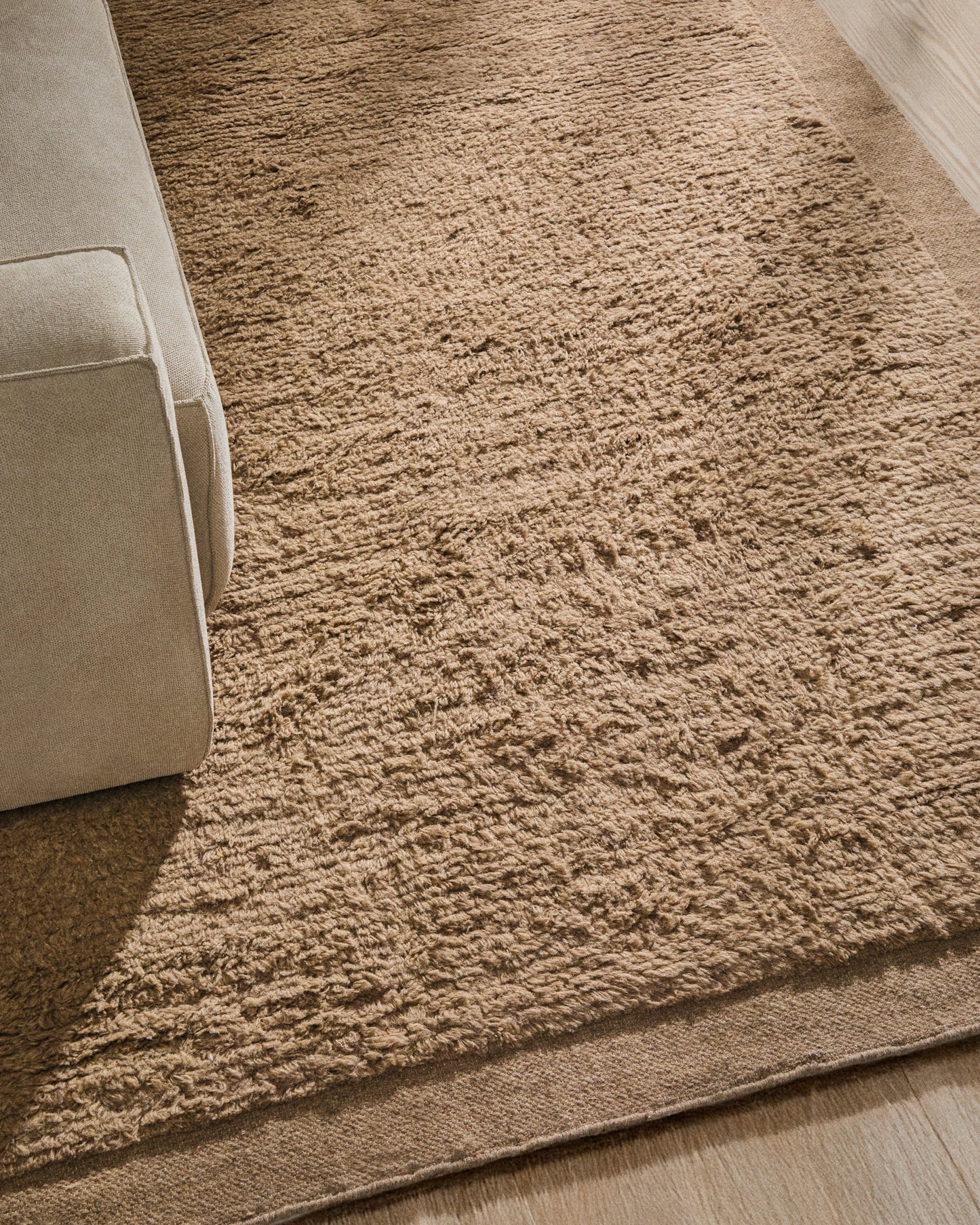 Tappeto Marely in lana beige 300 x 200 cm