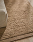 Tappeto Marely in lana beige 300 x 200 cm