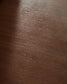 Tavolo Melvar in impiallacciato di noce e gambe con base in acciaio inox spazzolato 220 x 110 cm