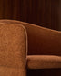 Sedia Bosca in ciniglia color terracotta