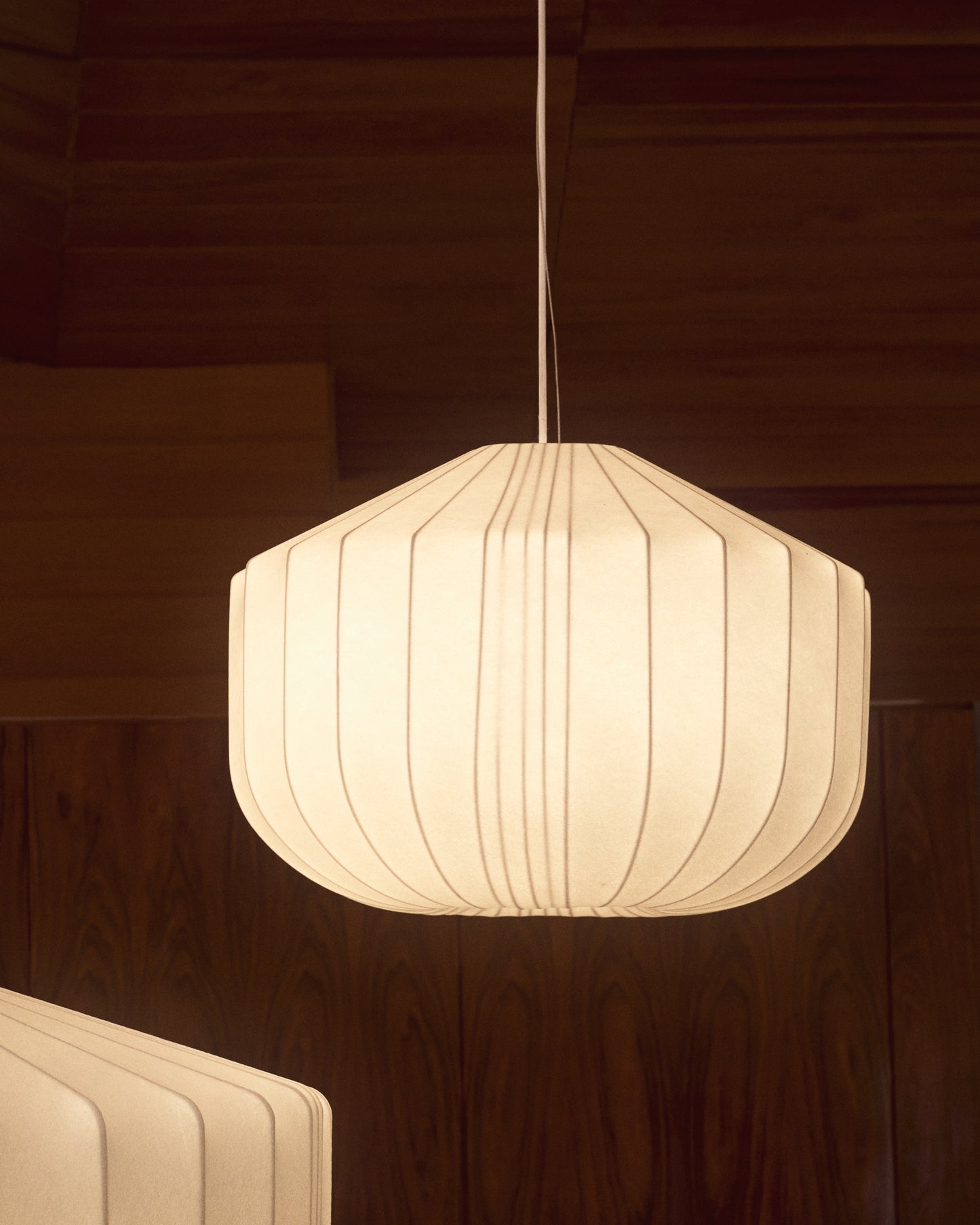 Lampada da soffitto Somar in fibre sintetiche e aste d'acciaio Ø 51 cm