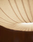 Lampada da soffitto Somar in fibre sintetiche e aste d'acciaio Ø 51 cm