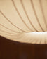 Lampada da soffitto Somar in fibre sintetiche e aste d'acciaio Ø 30 cm