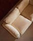 Divano Oaq 3 posti beige 225 cm