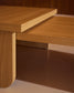 Set Oaq di 2 tavolini impiallacciato rovere finitura naturale