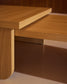 Set Oaq di 2 tavolini impiallacciato rovere finitura naturale