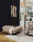 Tela astratta Marvilo grigio e senape 80 x 100 cm