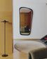 Tappeto Domm di lana beige 160 x 230 cm