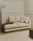 Chaise longue Gala sinistra beige 193 x 105 cm