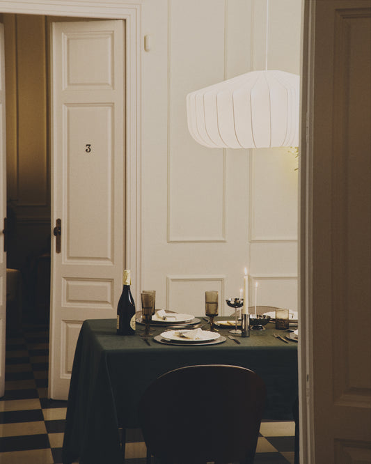 Lampada da soffitto Somar in fibre sintetiche e aste d'acciaio Ø 76 cm