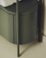 Mobile bagno Arely con struttura in acciaio e MDF laccato verde 90 x 40 cm