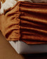 Letto sfoderabile Arvian in ciniglia terracotta con contenitore apribile per materasso 160 x 200 cm