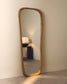Specchio Alura in legno di teak 158 x 61 cm