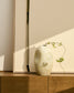Vaso Medira in ceramica ecrù e gialla 32,5 cm