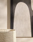 Quadro astratto Onure in bianco e nero (60 x 90 cm)