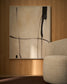 Quadro astratto Meril beige 80 x 100 cm