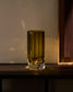 Vaso Uconi in vetro verde oliva 26 cm