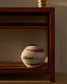 Vaso Emiro in ceramica terracotta e bianca 24 cm