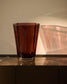 Vaso Uconi in vetro bordeaux 35 cm