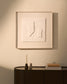 Quadro astratto Gadir bianco 80 x 80 cm