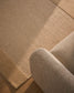 Tappeto Esola in lana beige 160 x 230 cm