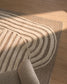 Tappeto Colire in lana e viscosa beige 200 X 300 cm