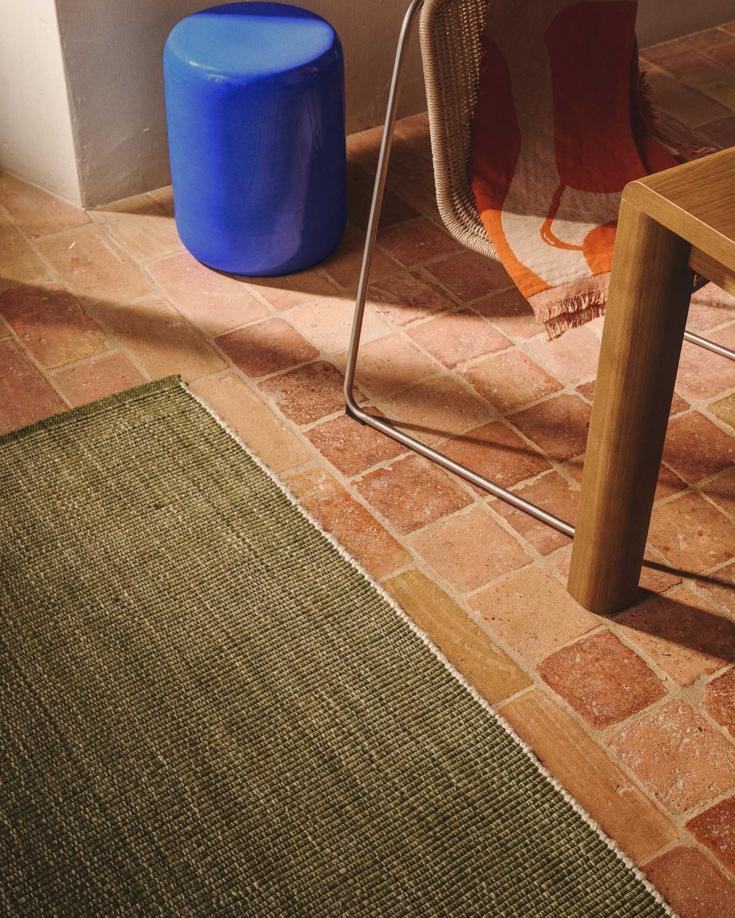 Tappeto Tirla 100% PET verde 200 x 300 cm