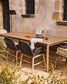 Tavolo Sori in legno massiccio di acacia FSC 100% 240 x 100 cm