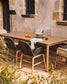 Tavolo Sori in legno massiccio di acacia FSC 100% 240 x 100 cm