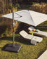 Base Alfaz per ombrellone decentrato in plastica nera 98 x 98 cm