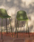 Sgabello da esterni Quinby verde 65 cm