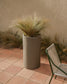 Fioriera Aiguablava in cemento grigio Ø 42 cm