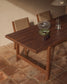 Tavolo da esterni Itani in legno massiccio di acacia 200 x 100 cm FSC 100%
