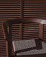Sgabello Erice in alluminio e corda marrone 75 cm
