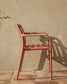 Sedia impilabile da esterno Isabellini terracotta