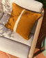 Divano Menfi a 2 posti in legno massiccio di acacia e corda verde 136 cm FSC 100%