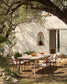 Tavolo allungabile da esterno Izola in alluminio con finitura taupe 220 (280) x 100 cm