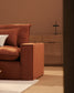 Divano modulare sfoderabile Anarela 3 posti in 100% lino color terracotta 310 cm FSC Mix Credit