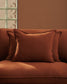 Divano angolare modulare sfoderabile Anarela 6 posti in 100% lino terracotta 327 x 217 cm / 217 x 327 cm FSC Mix Credit