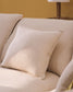 Divano angolare modulare sfoderabile Anarela 4 posti in lino e viscosa beige 307 x 287 cm FSC Mix Credit
