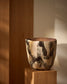 Vaso Dirva in ceramica marrone 38 cm