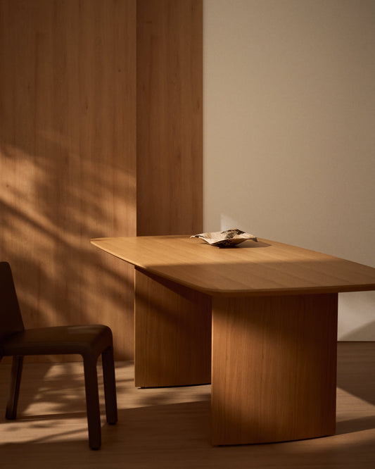 Tavolo Litto con impiallacciatura di rovere 200 x 100 cm