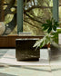 Tavolino da appoggio Sorein in marmo nero 40 x 40 cm
