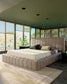 Letto sfoderabile Luiana in ciniglia beige per materasso da 160 x 200 cm
