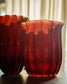 Vaso Cerin in vetro bordeaux 20 cm